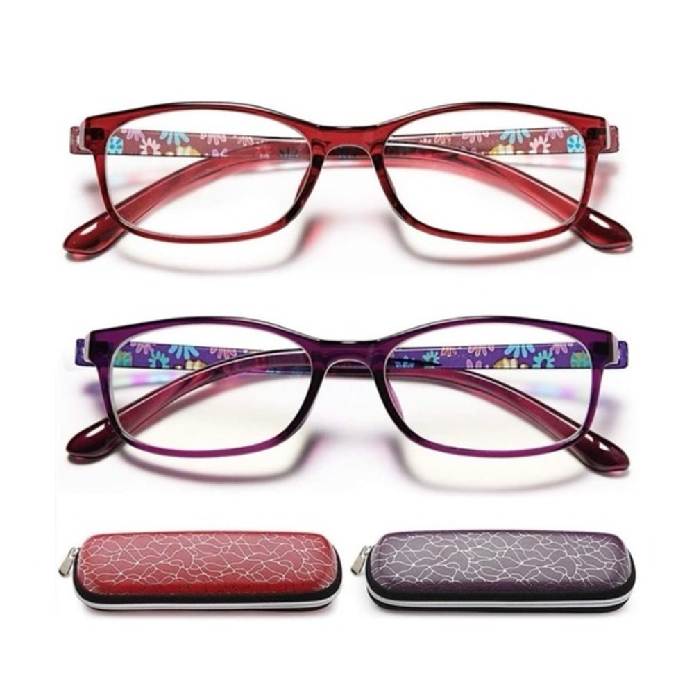 New EYEURL Reading Glasses Womens Blue Light Blocking -‎ 2 Pairs Ladies Computer